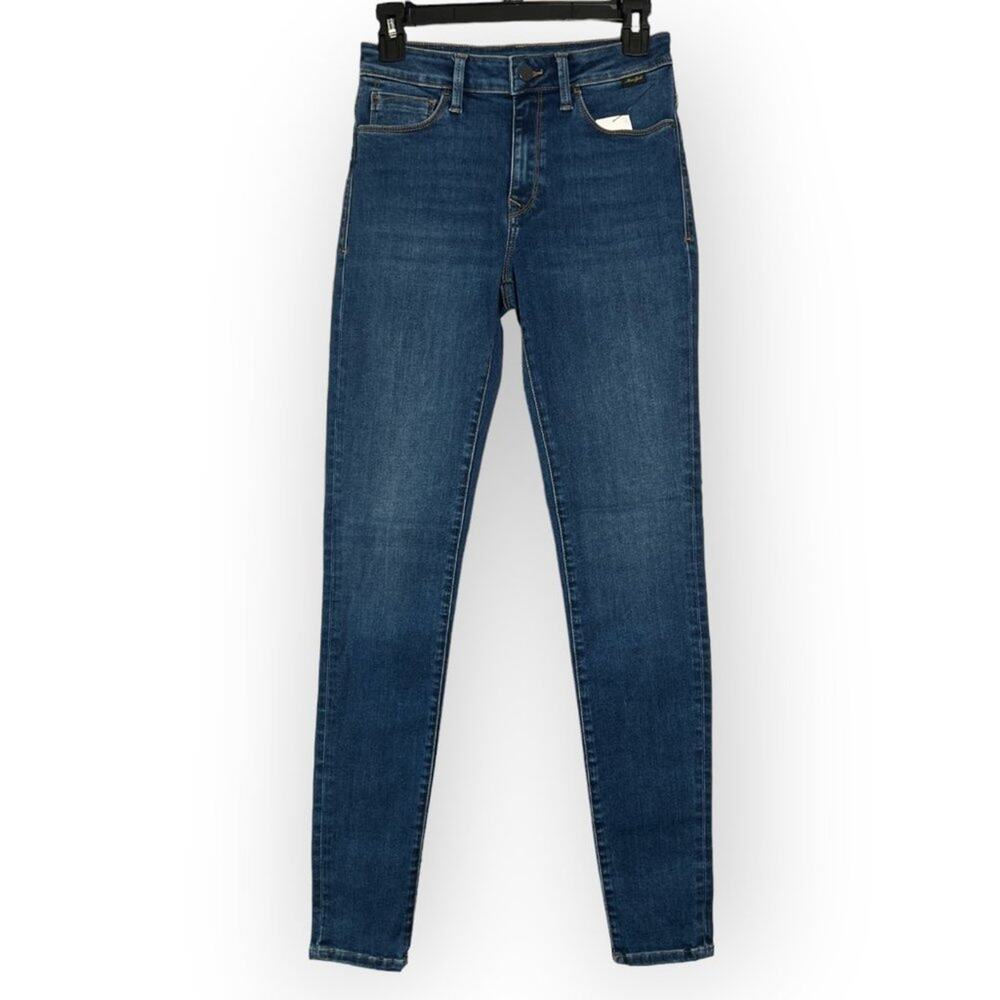 NWT MAVI GOLD ALISSA High Rise Super Skinny Jeans SIZE 27 x 32 Dark Wash Denim
